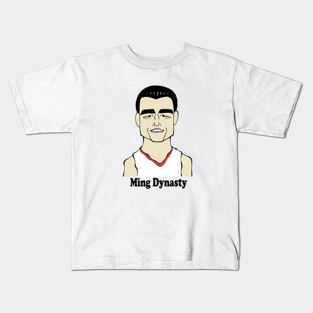 BASKETBALL LEGEND FAN ART!! Kids T-Shirt by cartoonistguy